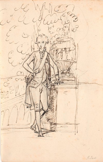 Composition Study for Full-Length Portrait of Frederick the Sixth as Young Crown Prince by Jens Juel