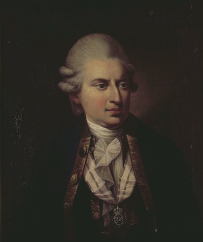 Portrait of Count Johann Friedrich Struensee by Jens Juel