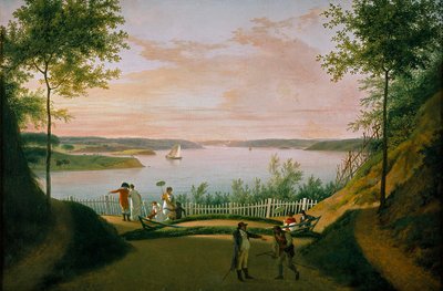 View of the Little Belt from Hindsgavl on Funen by Jens Juel