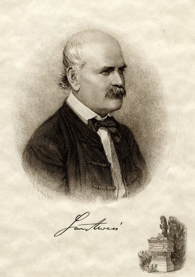 Portrait of Ignaz Philipp Semmelweis 1818-1865 by Jenö Eugen Doby