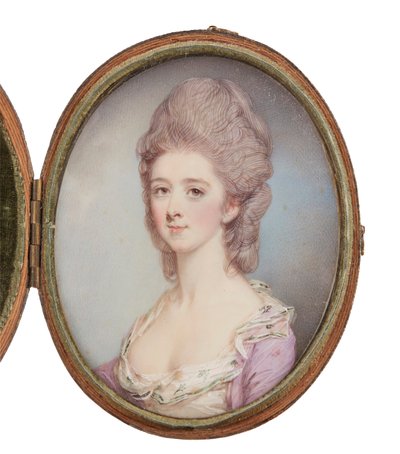 Portrait Miniature of a Lady by Jeremiah Meyer