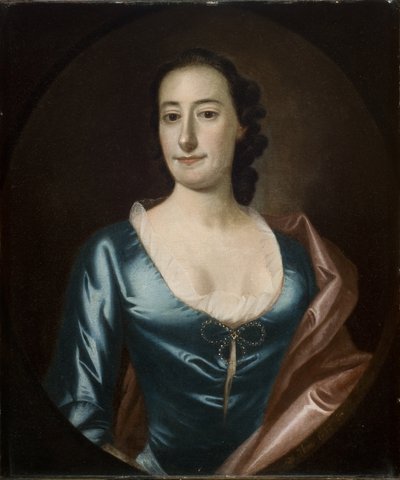 Portrait of Elizabeth Prioleau Roupell (Mrs. George Roupell) by Jeremiah Theus