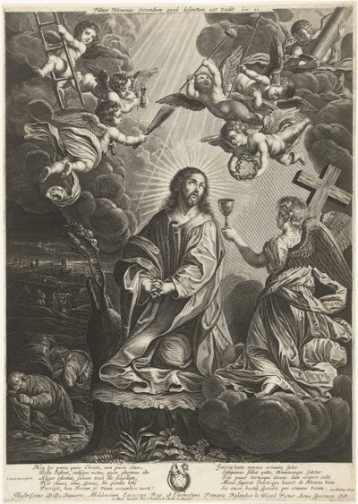 Christ in the Garden of Gethsemane by Jeremias Falck