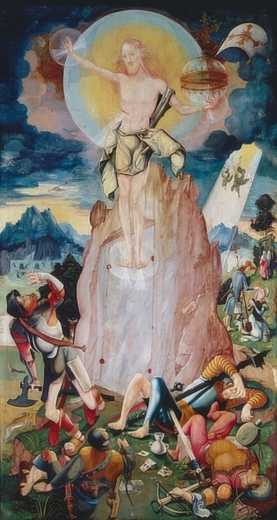 Resurrection of Christ (Right Wing of the Herrenberg Altar). 1519 by Jerg Ratgeb