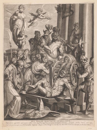 Martyrdom of St. Erasmus (Divi Erasmi Martyrium Crudelissimum) by Jerôme David
