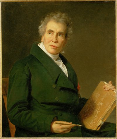 Portrait of the Painter Jacques Louis David by Jérôme Martin Langlois