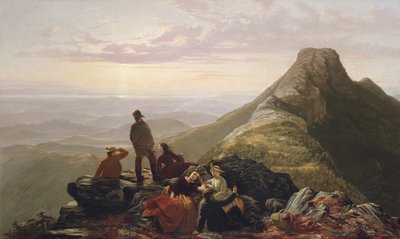 The Belated Party on Mansfield Mountain, 1858 by Jerome Thompson