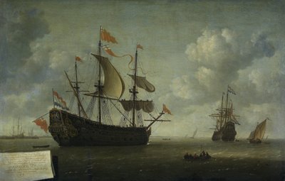 The Arrival of the Royal Charles by Jeronymus van Diest (II)