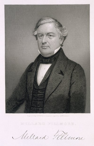 Millard Fillmore, engraved by Thomas B. Welch after a daguerreotype by Jesse H. Whitehurst
