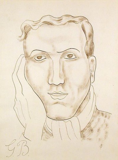 Portrait of George Barker by Jessica Stewart Dismorr