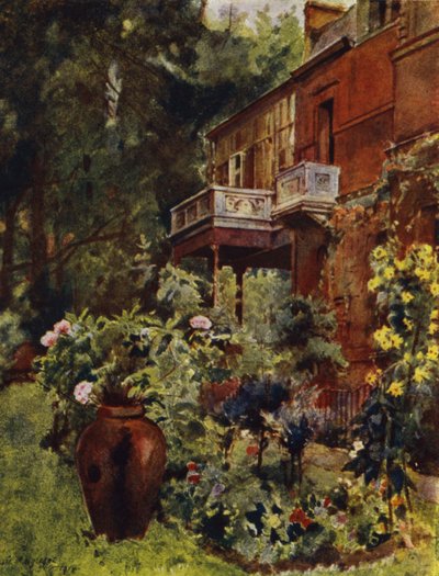 Leighton House, The Studio Balcony, from Garden by Jessie MacGregor