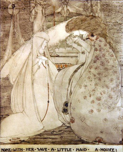 None with Her Save a Little Maid by Jessie Marion King