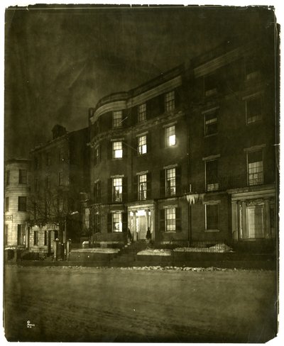 Beacon St, Boston, Mass, USA, c.1902-10 by Jessie Tarbox Beals