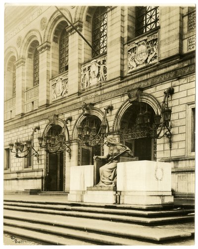 Boston Public Library, Boston, c.1902-10 by Jessie Tarbox Beals