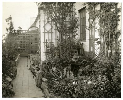 Garden of Mrs Regina Jais, c.1936-37 by Jessie Tarbox Beals