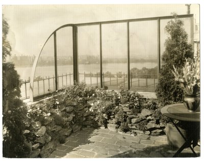 Garden of Mrs Regina Jais, c.1936-37 by Jessie Tarbox Beals