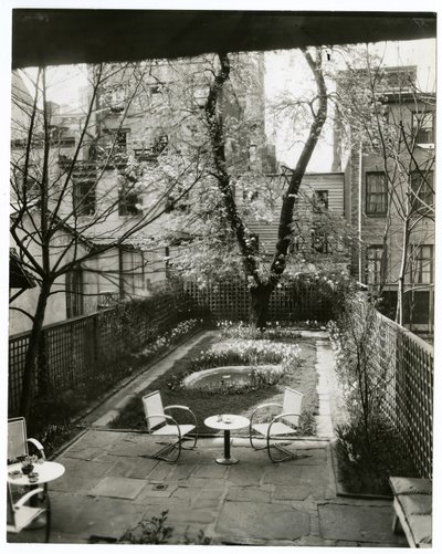 Garden of Mrs. W. H. Wells, 265 W 11th by Jessie Tarbox Beals