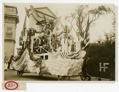 Historical Parade Float No 47 Welcome to Lafayette by Jessie Tarbox Beals