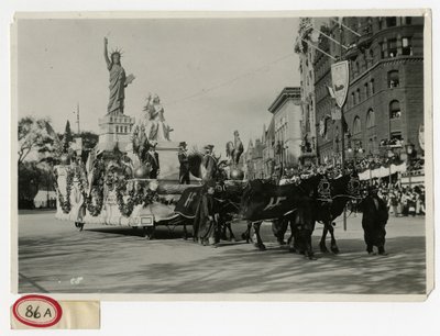 Historical Parade Float No 53: Statue of Liberty by Jessie Tarbox Beals