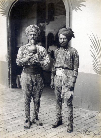 Jugglers from Asia. (Performers from the Mysterious Asia section of the Pike at the 1904 World