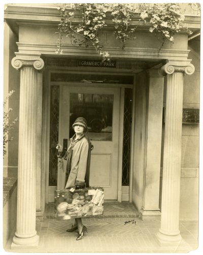 Mabel Herbert Urner, author of Helen & Warren ready for trip to Europe, c.1905-40 by Jessie Tarbox Beals