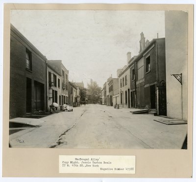 MacDougal Alley, Greenwich Village, New York, USA by Jessie Tarbox Beals