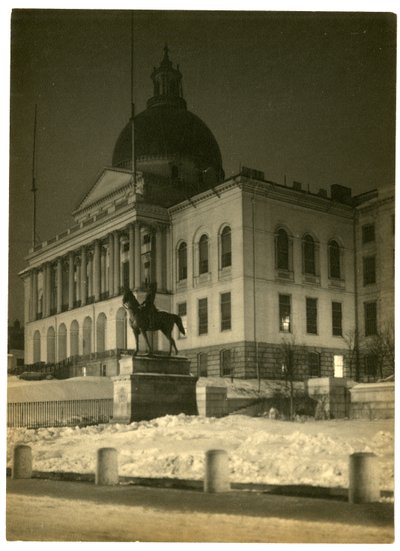Massachusetts State House, Boston, USA, c.1902-10 by Jessie Tarbox Beals