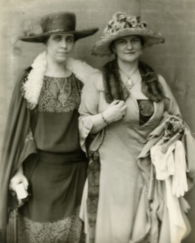 Mrs Coolidge & Mrs Frances Parkinson Keyes, 1924 by Jessie Tarbox Beals