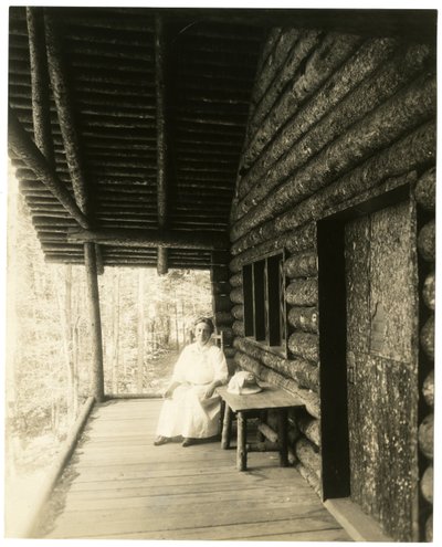 Mrs. Edward McDowell Marian Griswold (Nevins) MacDowell, Peterboro NH, McDowell MacDowell Colony by Jessie Tarbox Beals