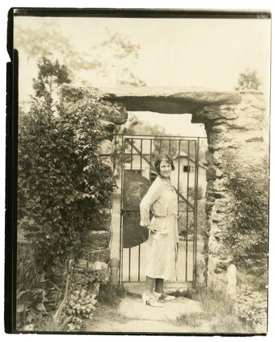 Mrs Ernest Thompson Seton of Greenwich Conn, National President of the League of American Pen Women who is sailing on June 18 with Field Expedition to explore the upper reaches of the Amazon by Jessie Tarbox Beals