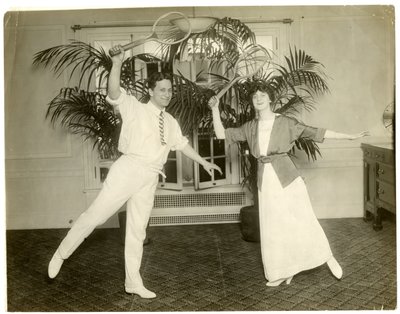 New Parisian dancers Señor Sebastian & Mme Mann - they danced at the opening of the Albemarle Hoffman Roof garden by Jessie Tarbox Beals