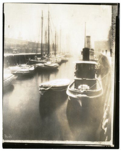 Old T Wharf, Boston, c.1902-10 by Jessie Tarbox Beals