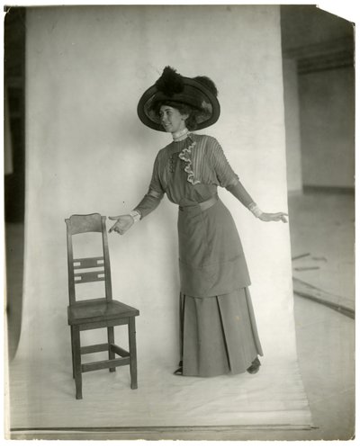 "Please be seated" Correct poise of legs, body arms and hands by Jessie Tarbox Beals