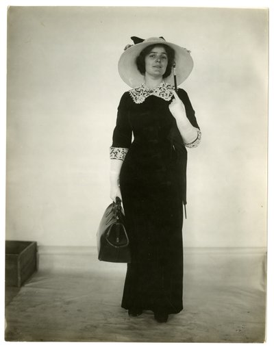 Right Way to Carry a Bag and Umbrella by Jessie Tarbox Beals