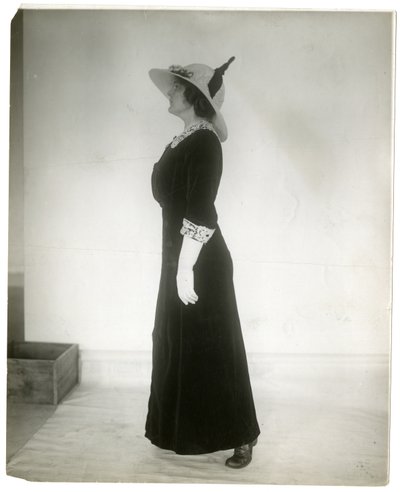 Right way to stand when walking by Jessie Tarbox Beals