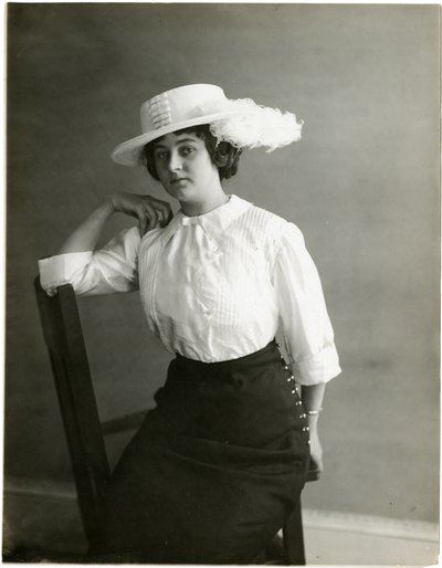 White silk blouse, McCreery