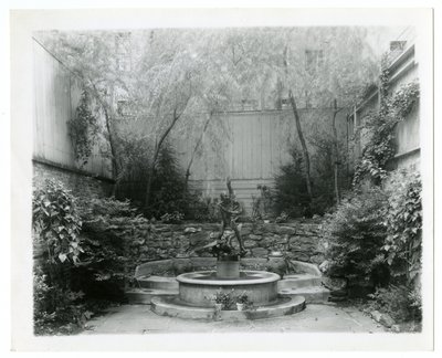 Garden fountain, c.1905-40 by Jessie Tarbox Beals