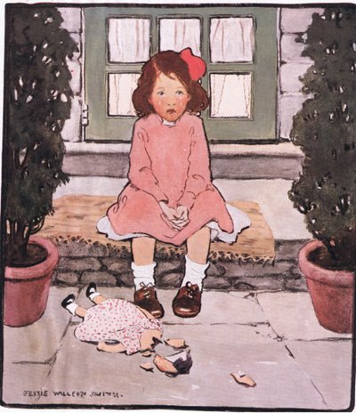 A broken head and heart by Jessie Willcox Smith