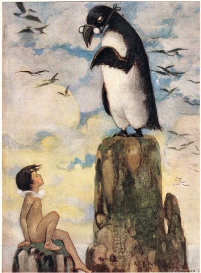 And there he saw the last of the Gairfowl, illustration from 