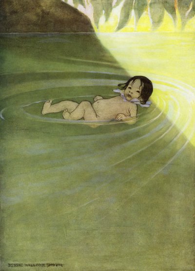 Illustration for The Water Babies by Charles Kingsley by Jessie Willcox Smith