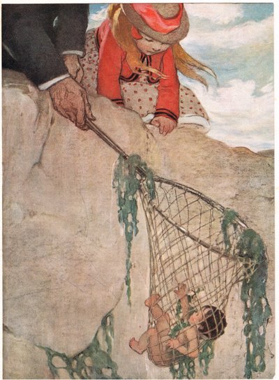 Tom Entangled in the Fishing Net, Illustration from 
