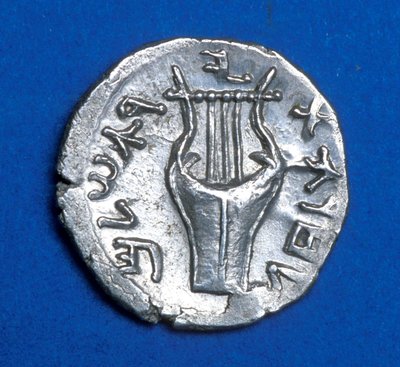 Coin from the Bar Kochba Revolt, 134-135 by Jewish School