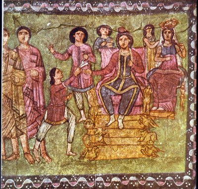 Mordechai and Esther by Jewish School