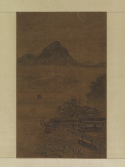 Palatial Pavilions in Spring Mists by Jiang Yuan
