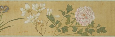 One Hundred Flowers, early 17th century (detail) by Jiayan Chen