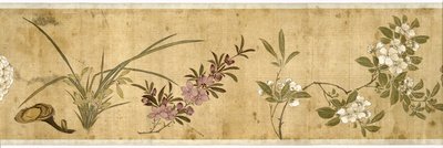 One Hundred Flowers, early 17th century (detail) by Jiayan Chen