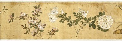 One Hundred Flowers, early 17th century (detail) by Jiayan Chen