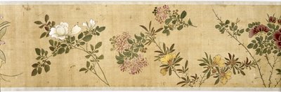 One Hundred Flowers, early 17th century (detail) by Jiayan Chen