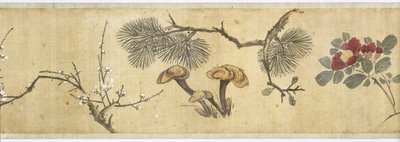 One Hundred Flowers, early 17th century (detail) by Jiayan Chen