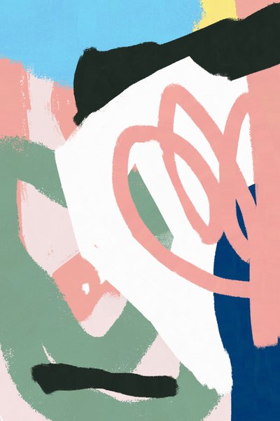 Vibrant Abstract Strokes by Jilli Darling